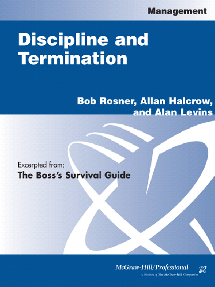 Cover image for Discipline and Termination